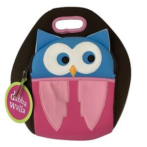 NEW Dabba Walla Hoot Owl Kids Lunch Tote